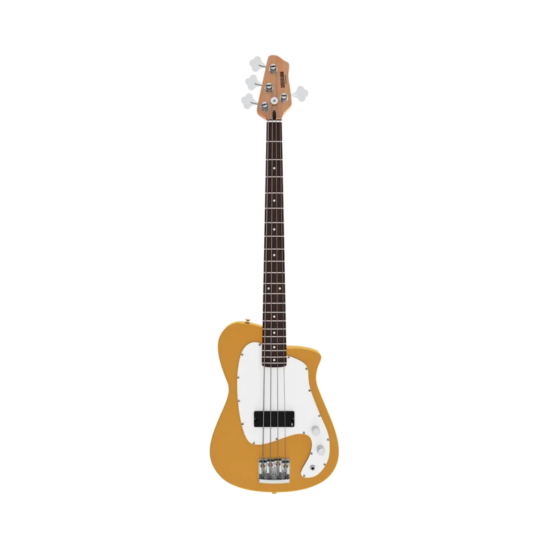 Alpha Bass Standard amber gold front - Steelyjam aluminum bass
