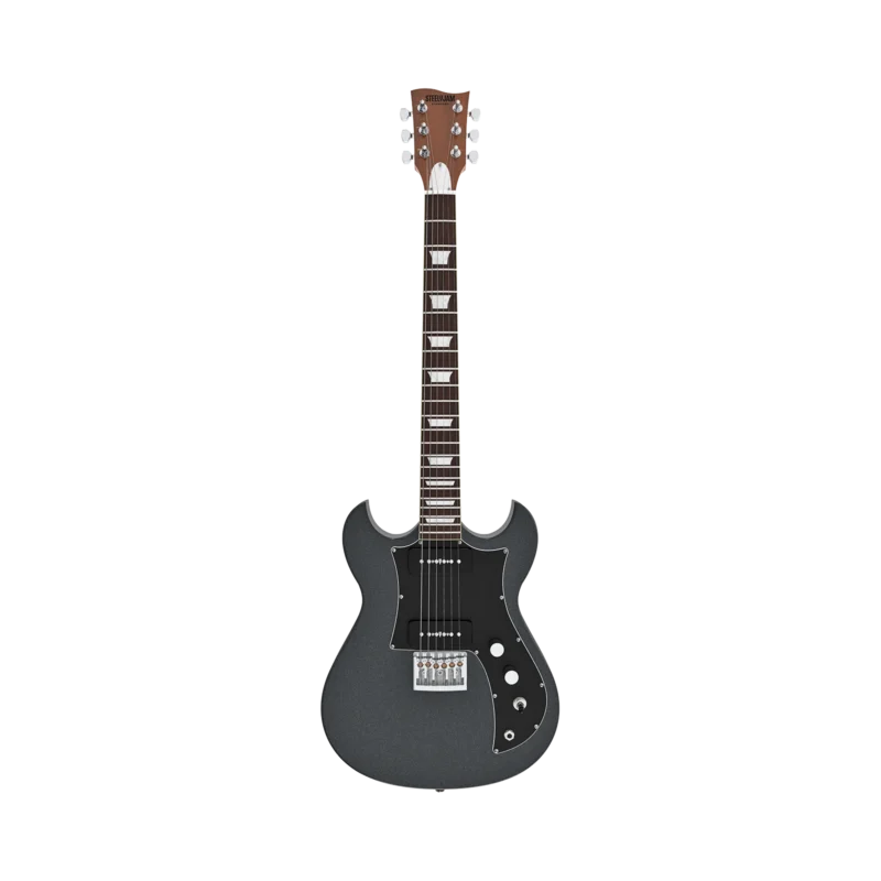 Delta Standard anthracite black front catalog - Steelyjam aluminum guitar