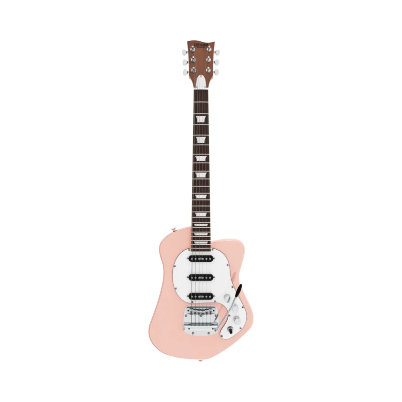 Epsilon Standard muted rose front catalog - Steelyjam aluminum guitar
